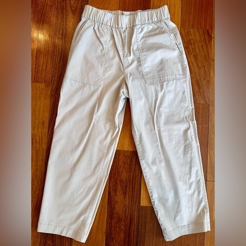 The GAP High Rise Crop Khakis